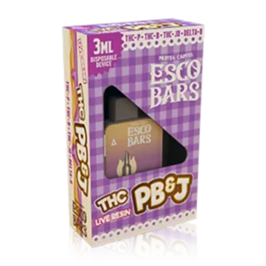 Esco Bars 3 Gram Live Resin Blend PBJ Disposable