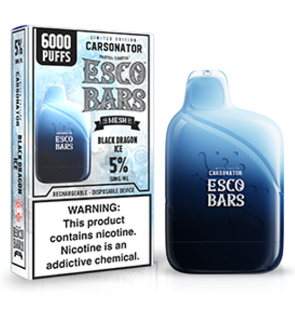 Esco Bars 5 6000 Puff Black Dragon Ice Disposable