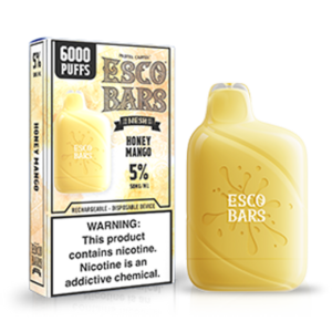 Esco Bars 5 6000 Puff Honey Mango Disposable