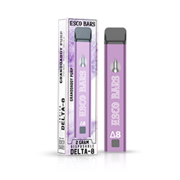 Esco Bars 2 Gram Delta-8 Disposable – Granddaddy Purple