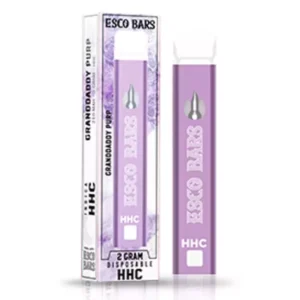Esco Bars 2 Gram HHC Disposable – Granddaddy Purp