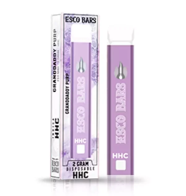 Esco Bars 2 Gram HHC Disposable – Granddaddy Purp