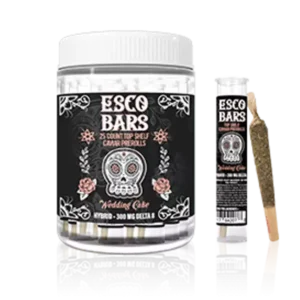 Esco Bars 1 Gram Delta-8 Caviar Pre-Roll – Wedding Cake